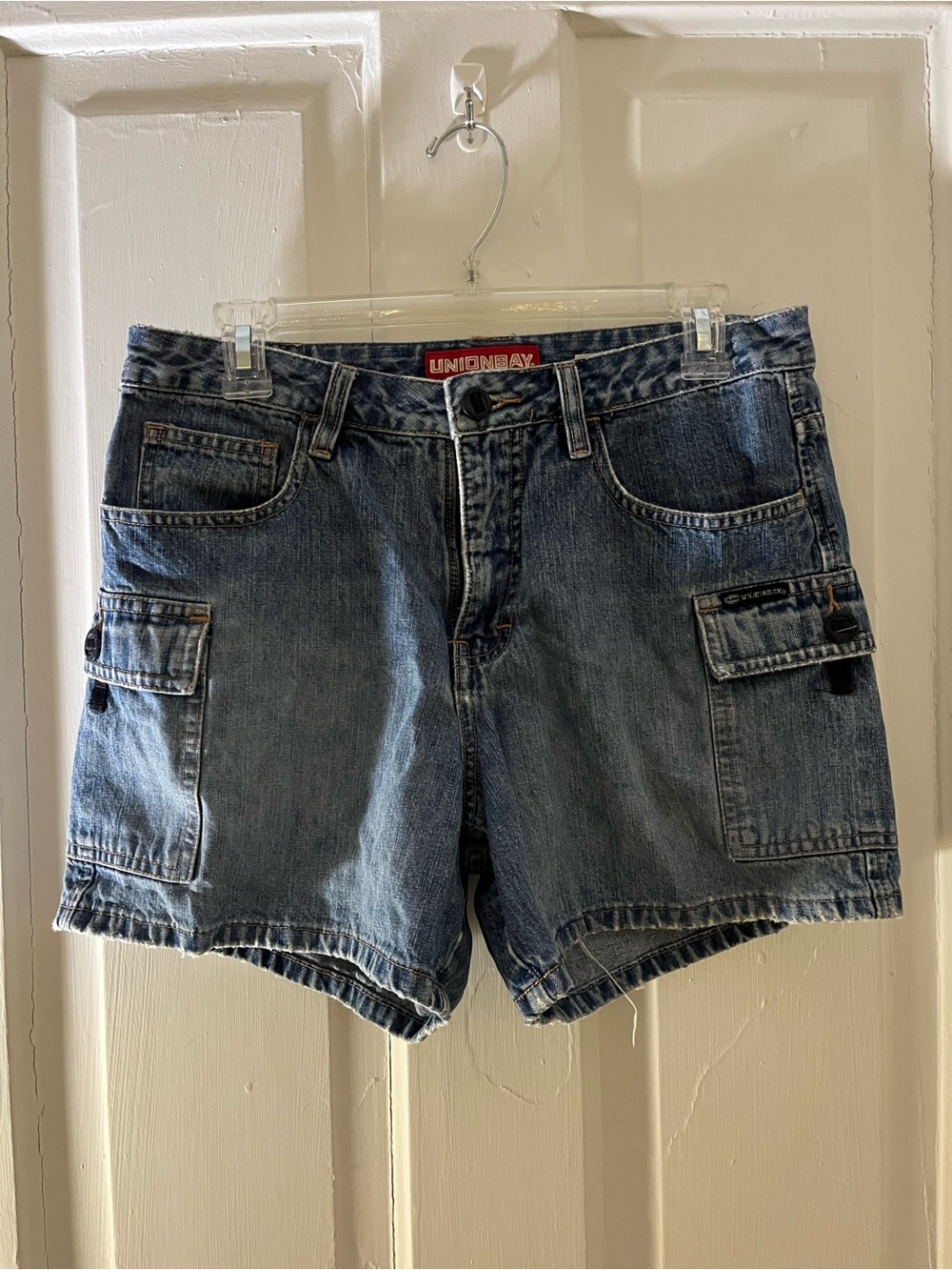 UNIONBAY Blue Denim Cargo Shorts